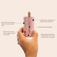 Load image into Gallery viewer, CHARLII - The Marilyn Set - Xtra Wide Quick Grip Rollers Rose Gold