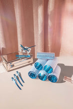 Load image into Gallery viewer, CHARLII - The Marilyn Set - Xtra Wide Quick Grip Rollers Bluesy